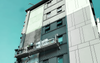 Outdoor decoration insulation integrated board with water in water technology, smooth and flat