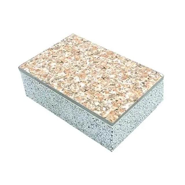Water in sand exterior wall insulation and decoration integrated board has a long service life